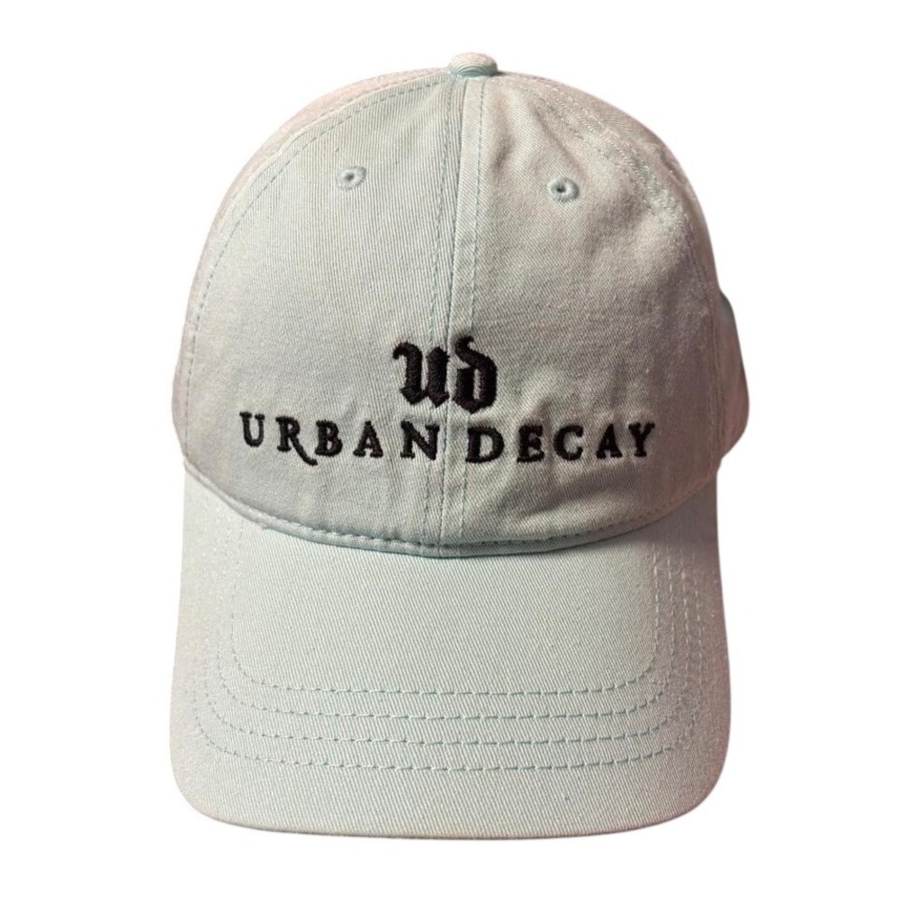 Urban Decay Cap America Mint Green Washed Chino Twill Baseball Hat i1002 NWT